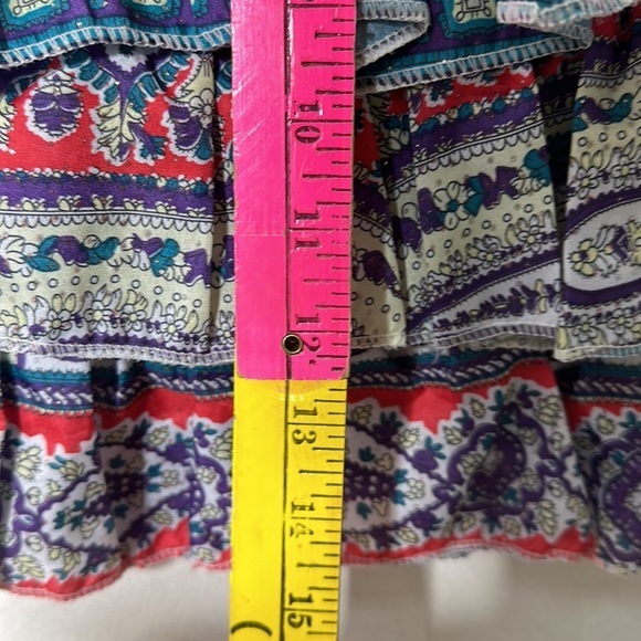 Ruffled layered boho purse shoulder bag with wood beads new without‎ tags - Picture 5 of 9